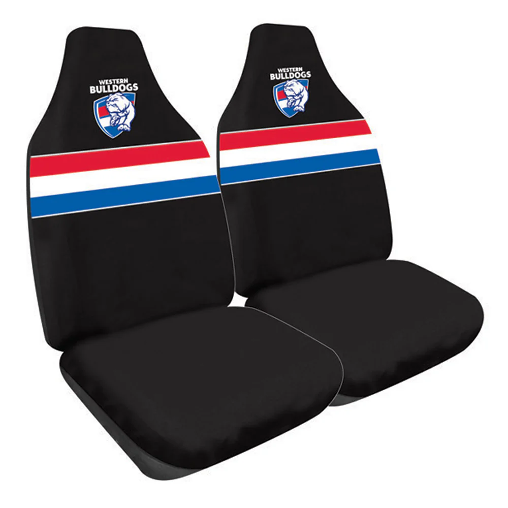 Western Bulldogs Set Of 2 Car Seat Covers
