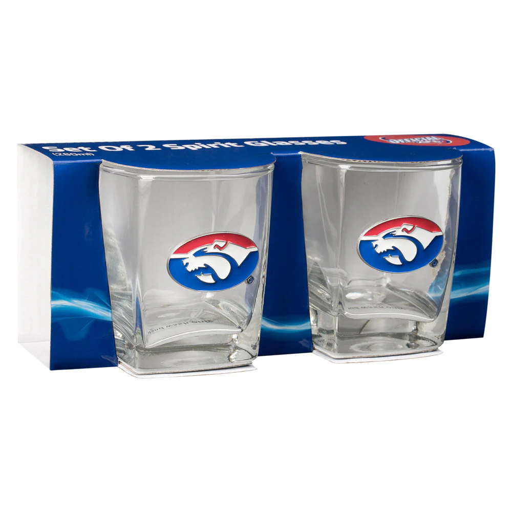 Western Bulldogs Spirit Glasses With Metal Badge - Image 4