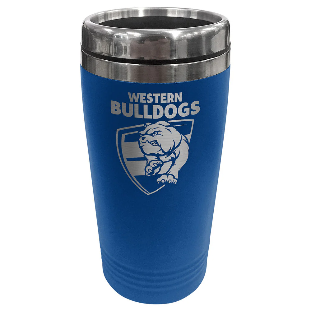 Western Bulldogs Stainless Steel Travel Mug - Image 2