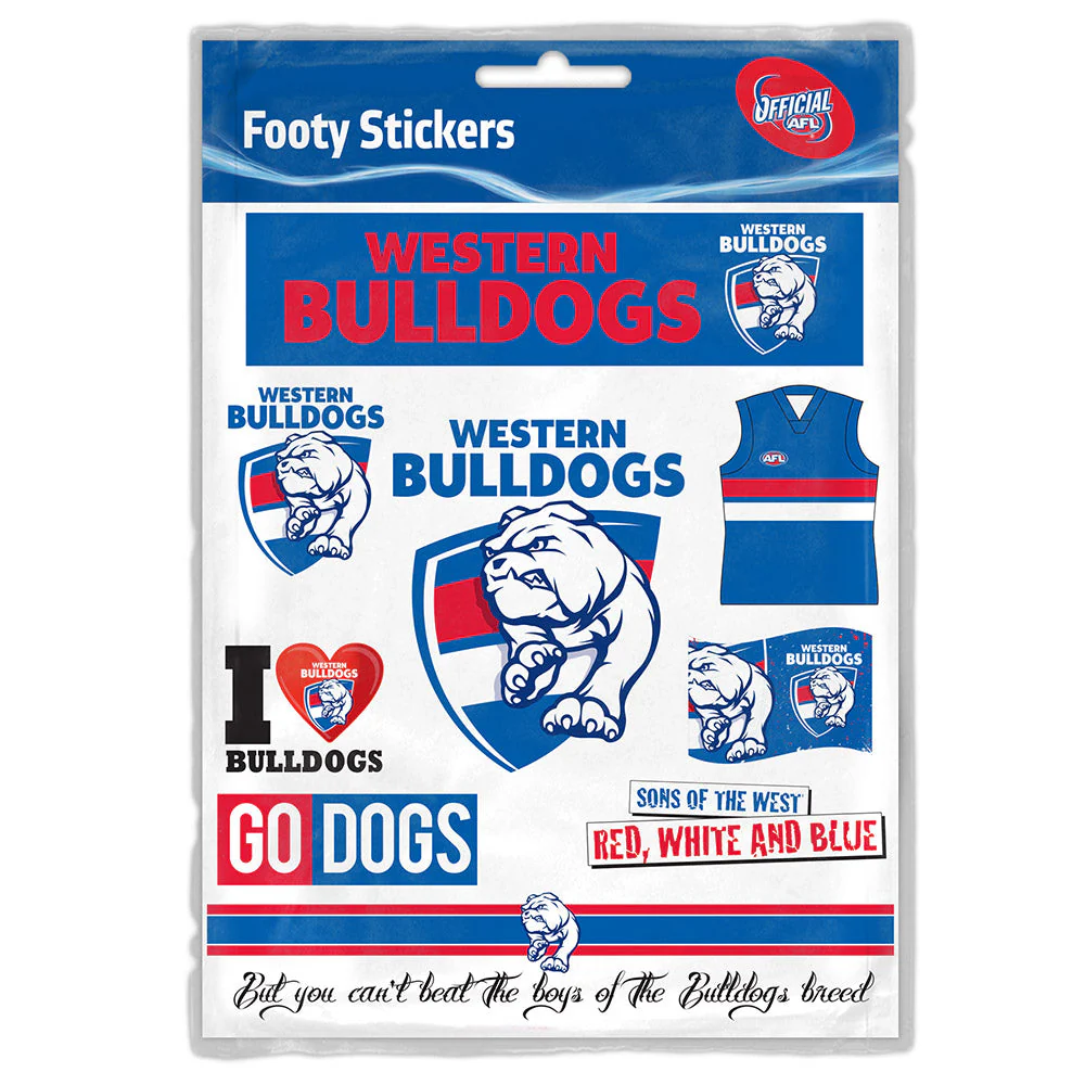 Western Bulldogs Sticker Sheet - Image 2