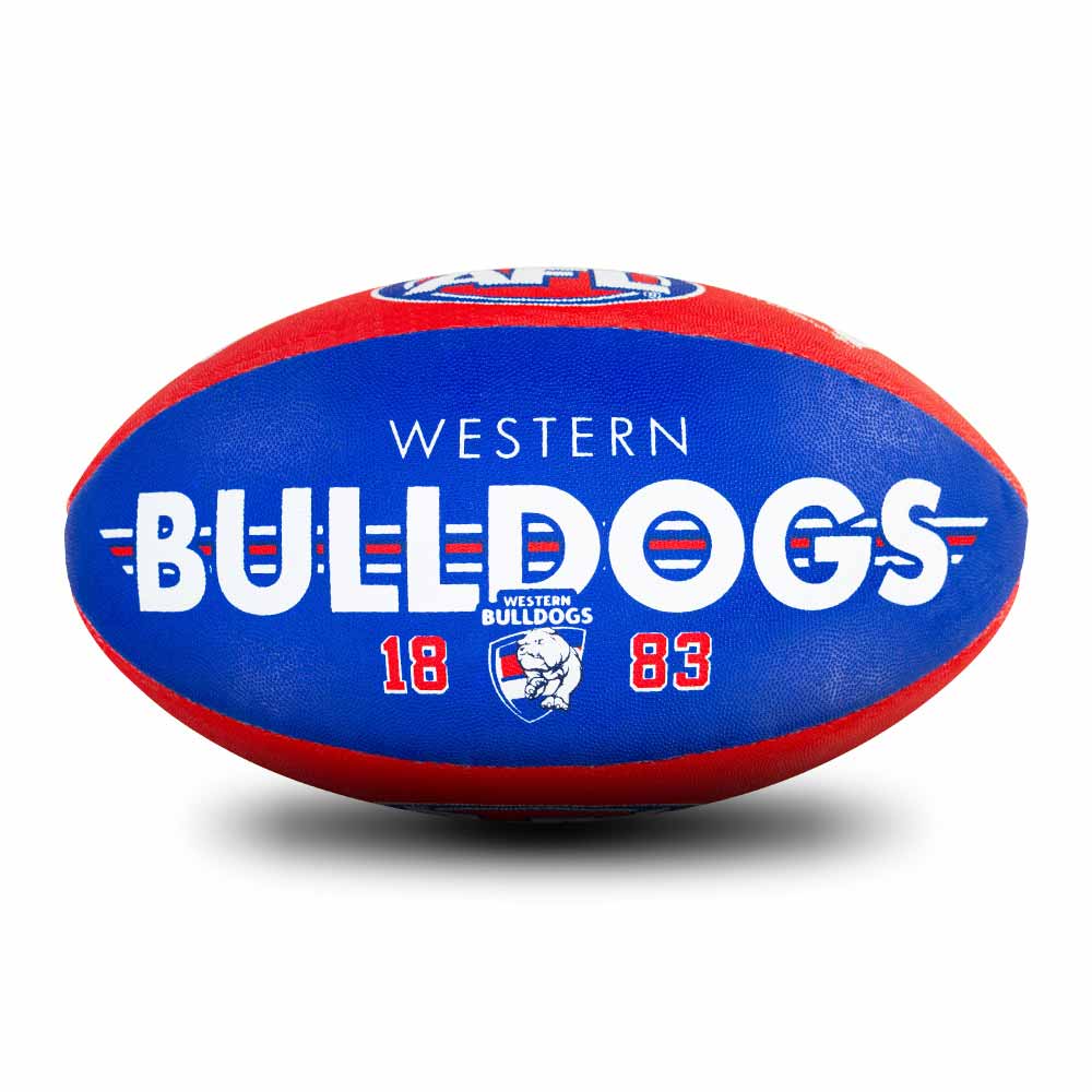Western Bulldogs Synthetic Football - Size 5 - Image 3
