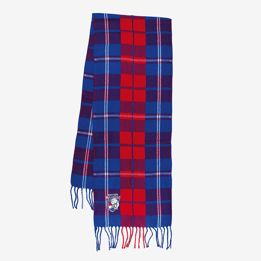 Western Bulldogs Tartan Scarf - Image 2