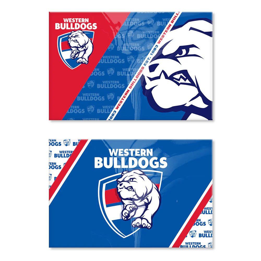 Western Bulldogs Team Logo Magnets - 2 Pack