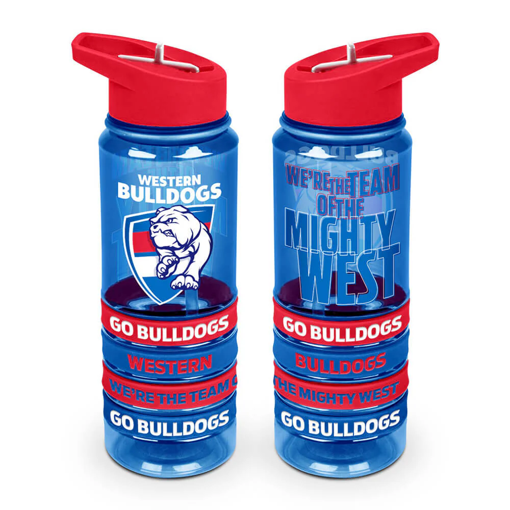 Western Bulldogs Tritan Bottle And Bands - Image 2