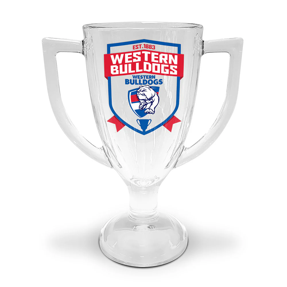 Western Bulldogs Trophy Glass