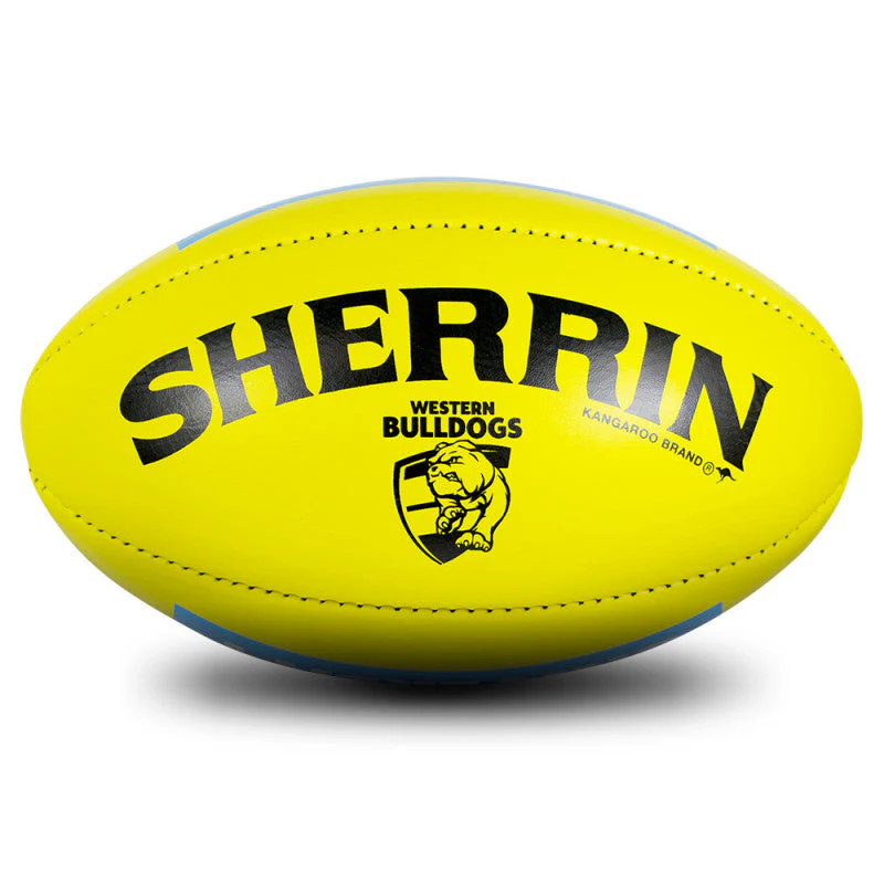 Western Bulldogs Yellow Official Game Ball - Image 5